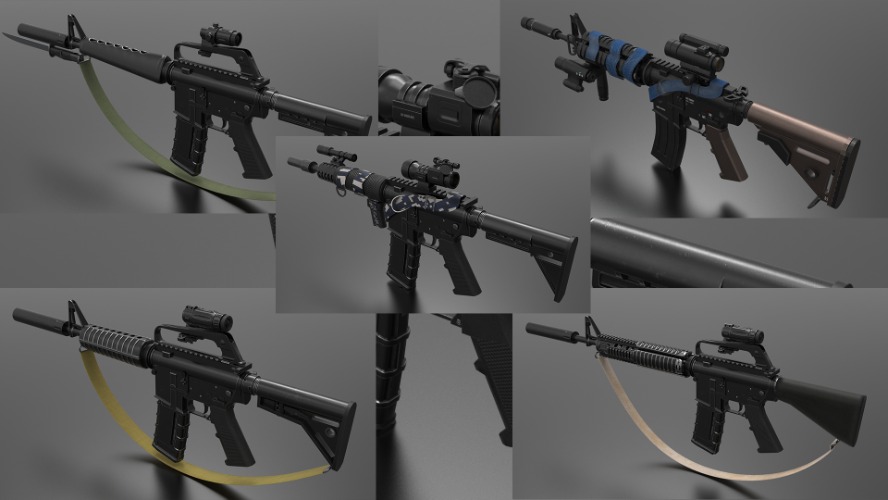 m16 Weapon Series (Fps - Tps)
