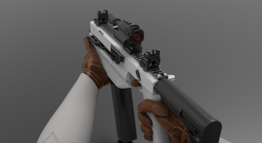 SMG V1 Assault Rifle (Fps - Tps)