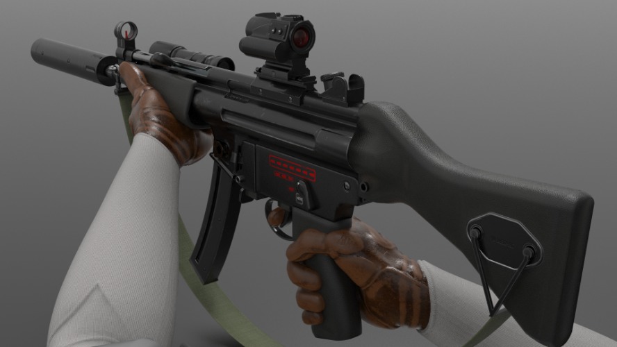 Mp V5 Submachine gun (Fps - Tps)