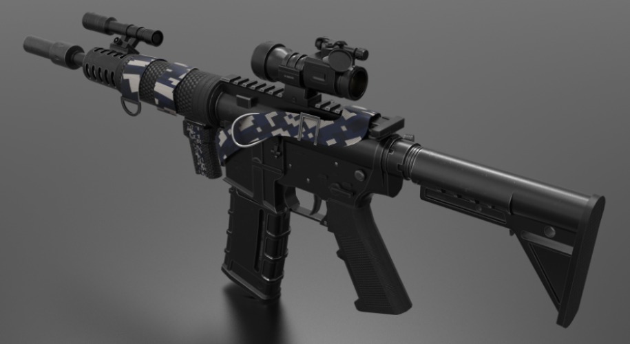 m4A1 Gun (Fps - Tps)