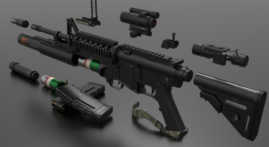 M203 Grenade Launcher (Fps - Tps)