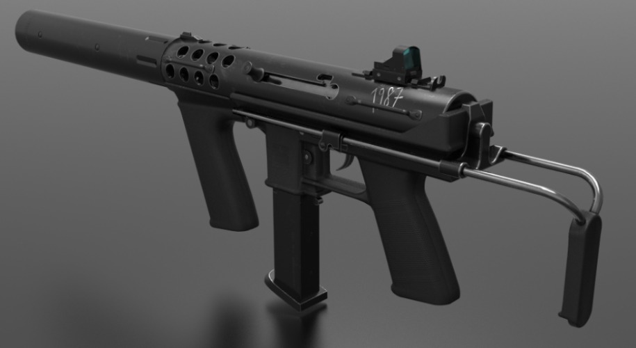 Tec9 Semiauto Pistol (Fps - Tps)