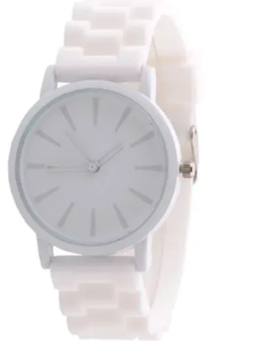 SIfdSeng Wristwatch Womens Silicone Rubber Unisex Quartz Analog Sports Women Wrist Watch Wh