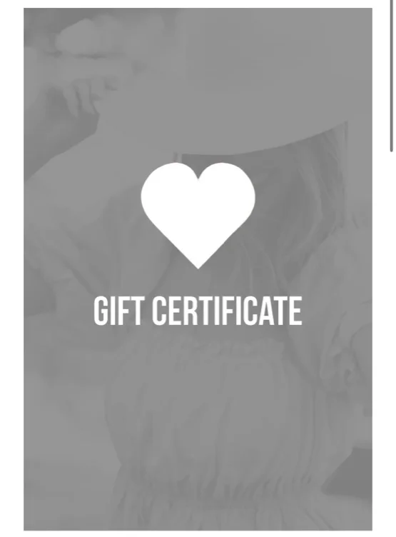 Lady Hart gift card