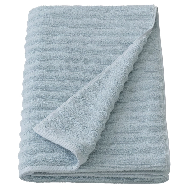 SVENSKFIBBLA Bath sheet - light blue 39x59 "