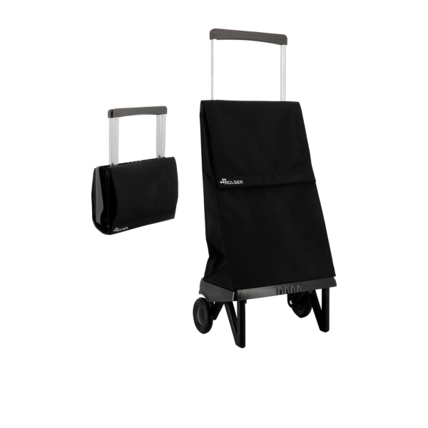 Rolser Plegamatic Foldable 2 Wheel Shopping Trolley Black