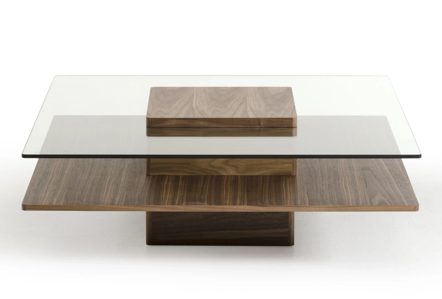Artavis Glass Top Coffee Table