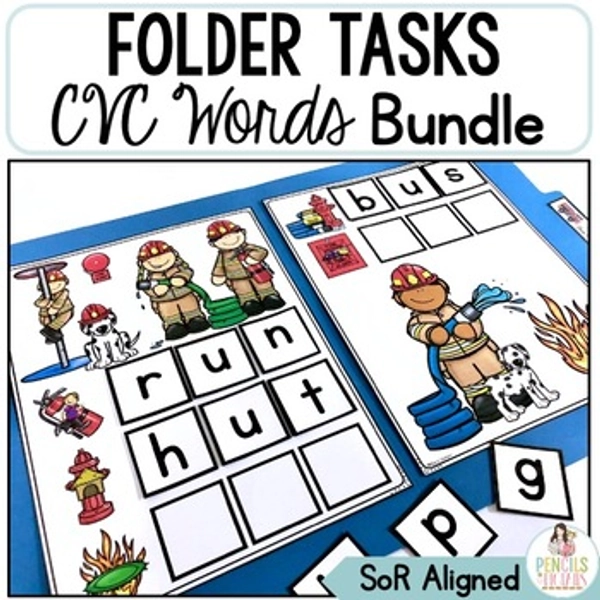 CVC Word Building Mega Bundle | Science of Reading Aligned