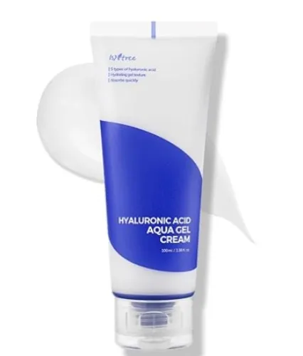 IsNtree Hyaluronic Acid Aqua Gel Cream, 100ml, 3.38 fl.oz | Stocking Stuffers, Lightweight Hydrating Gel