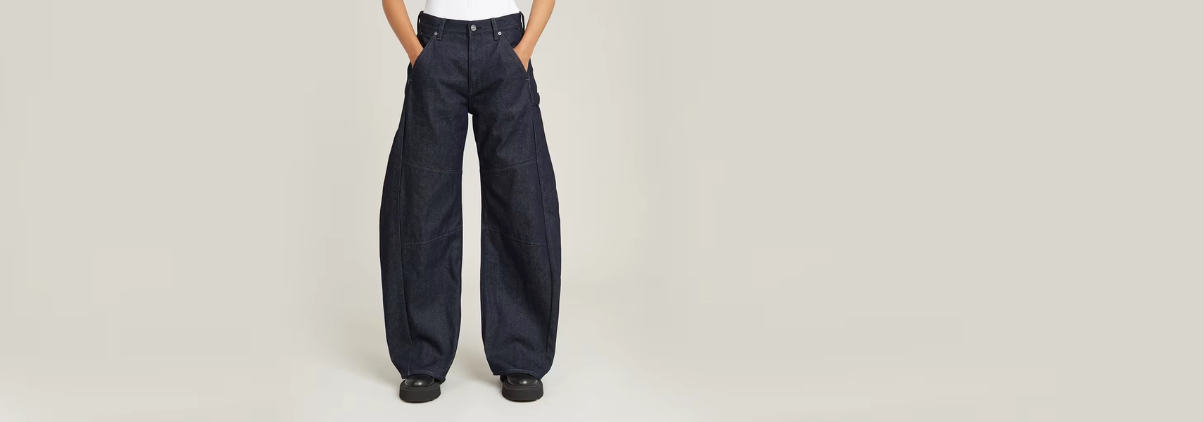 Bowey 3D Extreme Carpenter Loose Jeans