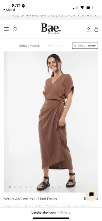 Wrap Around You Maxi Dress | Chocolate / M