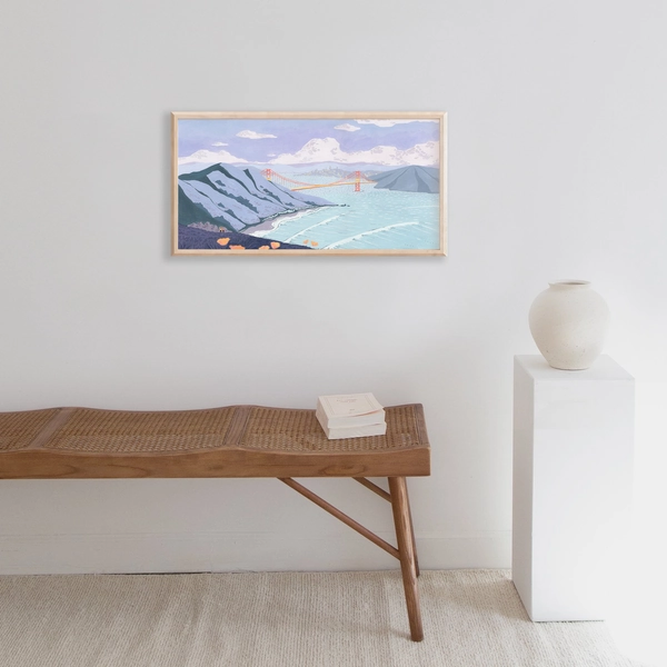 Golden Gate Bridge Panoramic Painting — Annika Layne