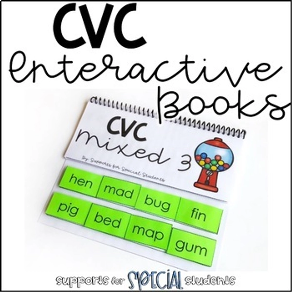 CVC Interactive Books