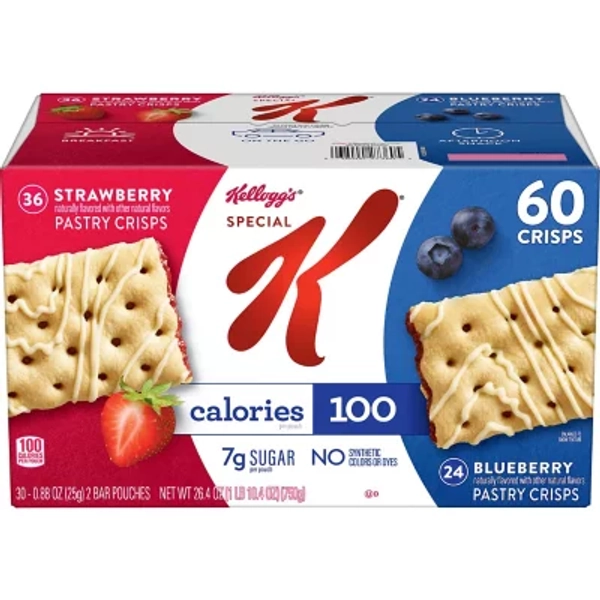 Special K Pastry Crisps, Variety Pack, 60 ct. - Sam's Club
