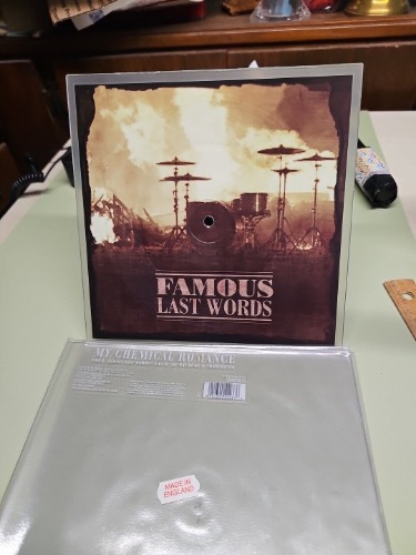 MY CHEMICAL ROMANCE Famous Last Words My Way Home UK Square RECORD RARE (OK)