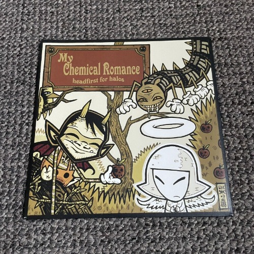 My Chemical Romance - Headfirst For Halos Vinyl Record 7” BLACK 2004 RARE / Iero