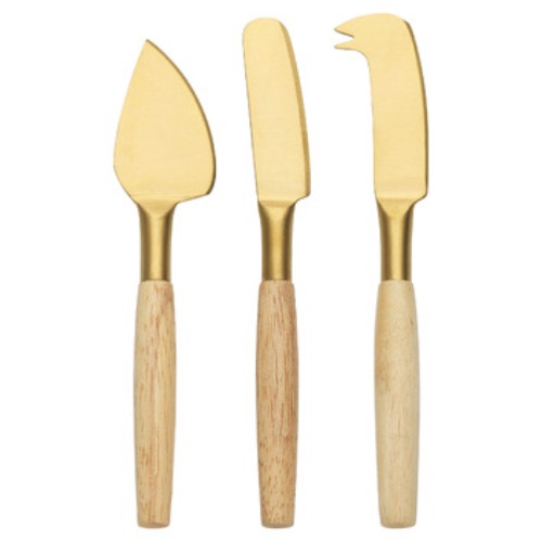 3 Piece Alto Stainless Steel Cheese Knife Set