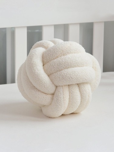 Woven Knotted Ball Shaped Pillow Cushion, Sofa Cushion And Backrest