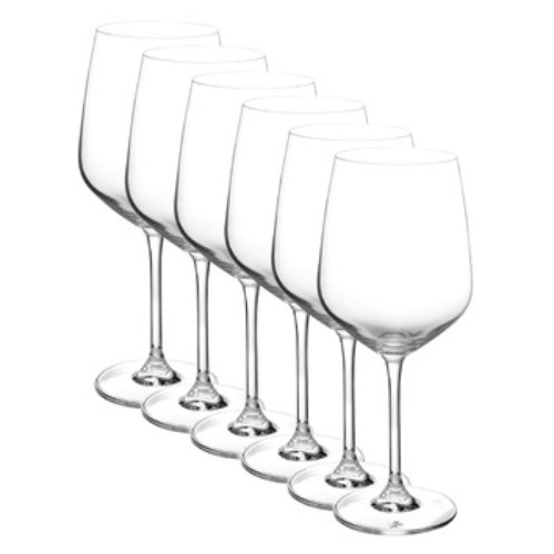 Manhattan 600ml Wine Glasses (Set of 6)