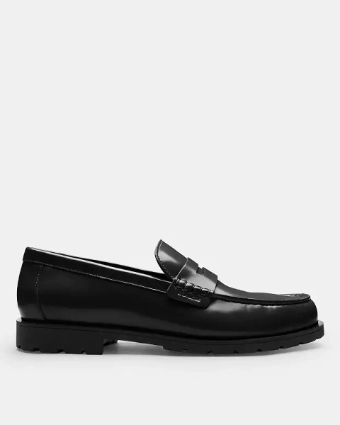 Black Reagan Penny Loafer
