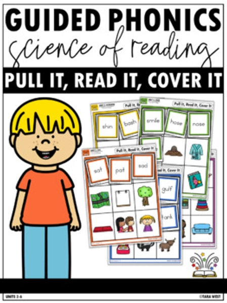Guided Phonics + Beyond SOR Pull It, Read It, Cover It Mats