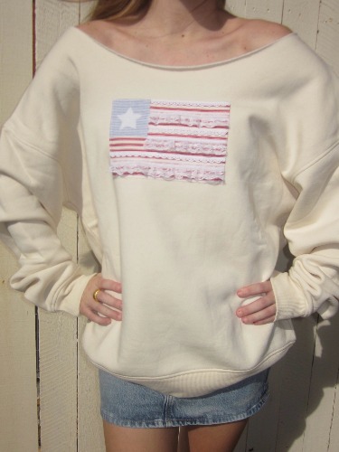 I <3 the USA Sweater (Cream) — summer lounge
