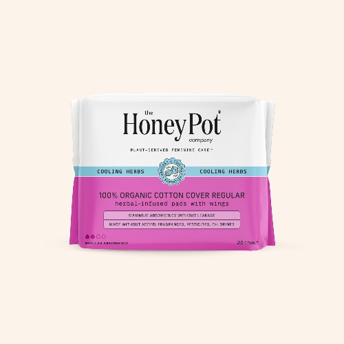 Organic Cotton Cover Regular Pads with Wings | Default Title