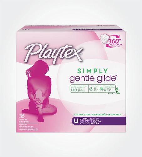 Playtex® Simply Gentle Glide™ Tampons, Ultra Absorbency | 36ct