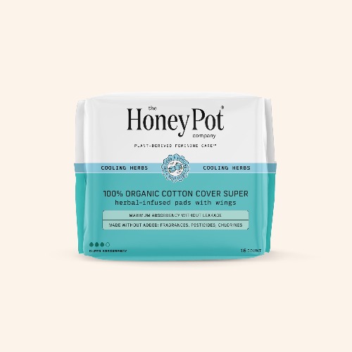 Organic Cotton Cover Super Pads with Wings | Default Title