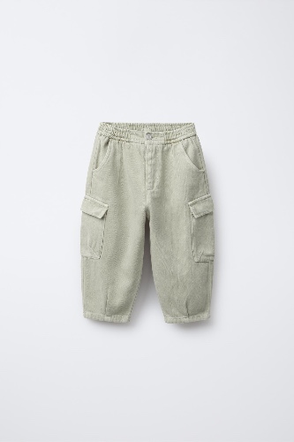 SERGED CARGO PANTS