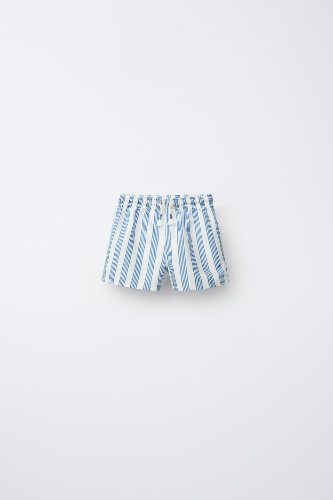 1-6 YEARS/ STRIPED SWIM SHORTS