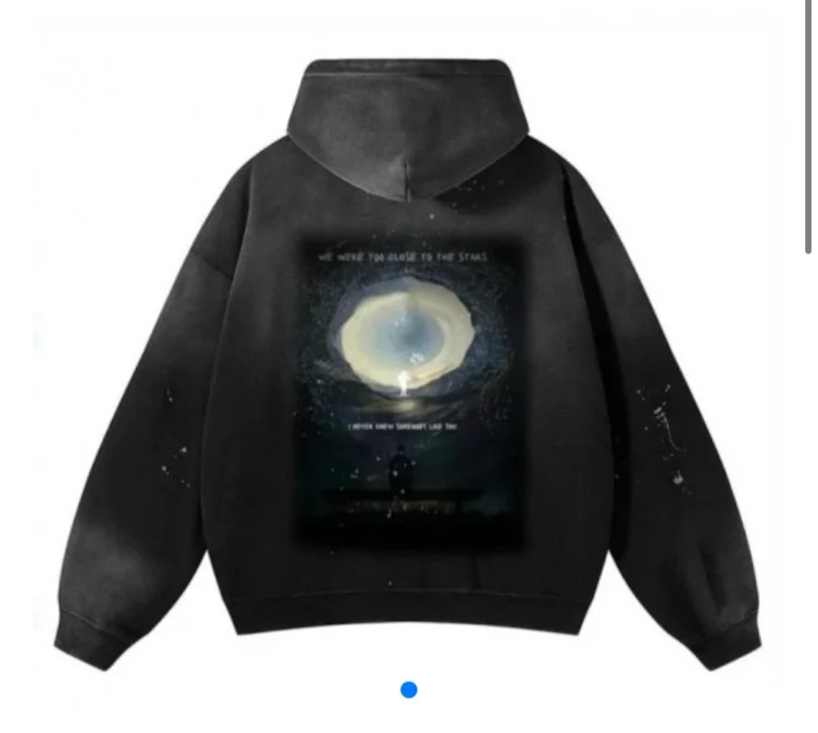 Unisex Streetwear Oversized Y2k Rock Punk Hoodie