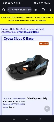 Cybex Cloud Q Base