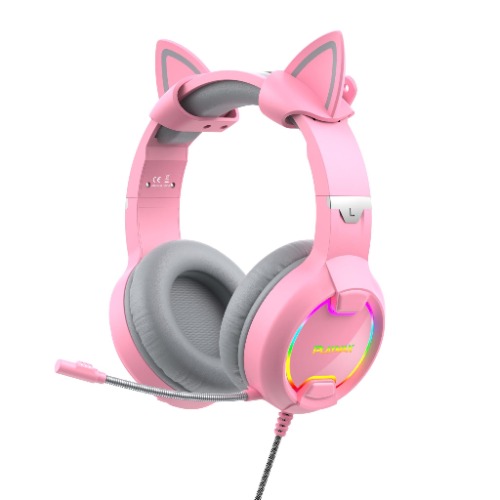 Playmax Pink Taboo Cat Ear Headphones | Default Title