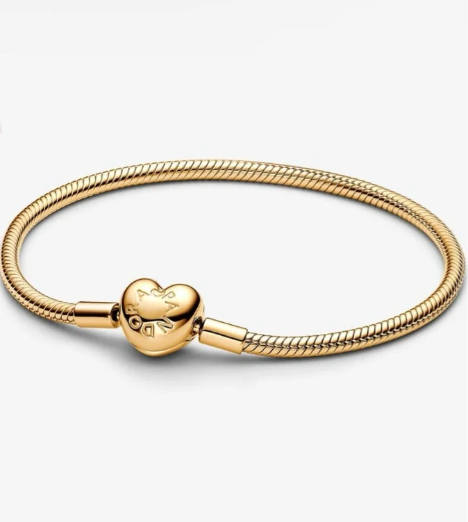 Pandora Moments Heart Clasp Chain Bracelet