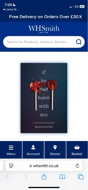 If He Had Been with Me: Laura Nowlin: 9781728205489: WHSmith