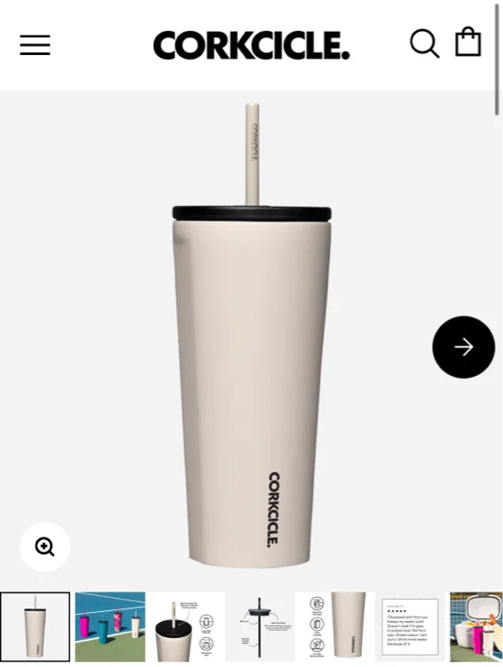 Cold Cup in Cream 24oz