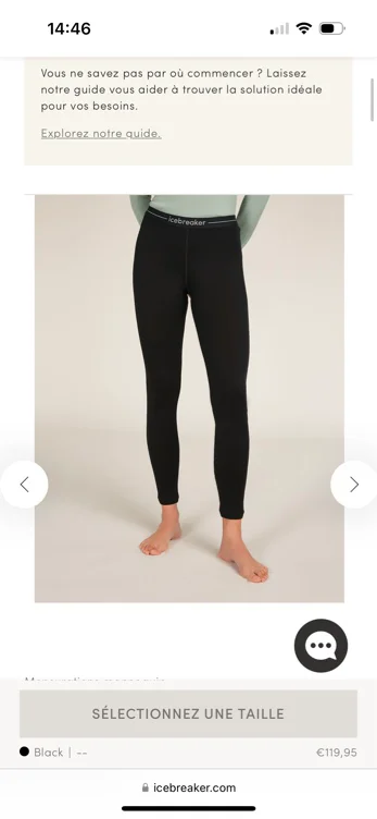  Legging thermique mérinos 260 Tech Femme