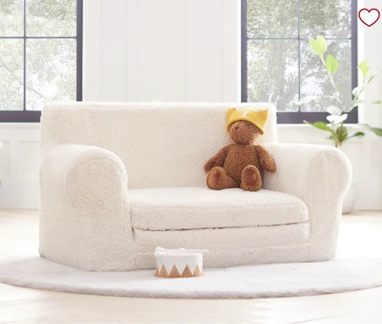 Anywhere Sofa Lounger®, Cream Sherpa