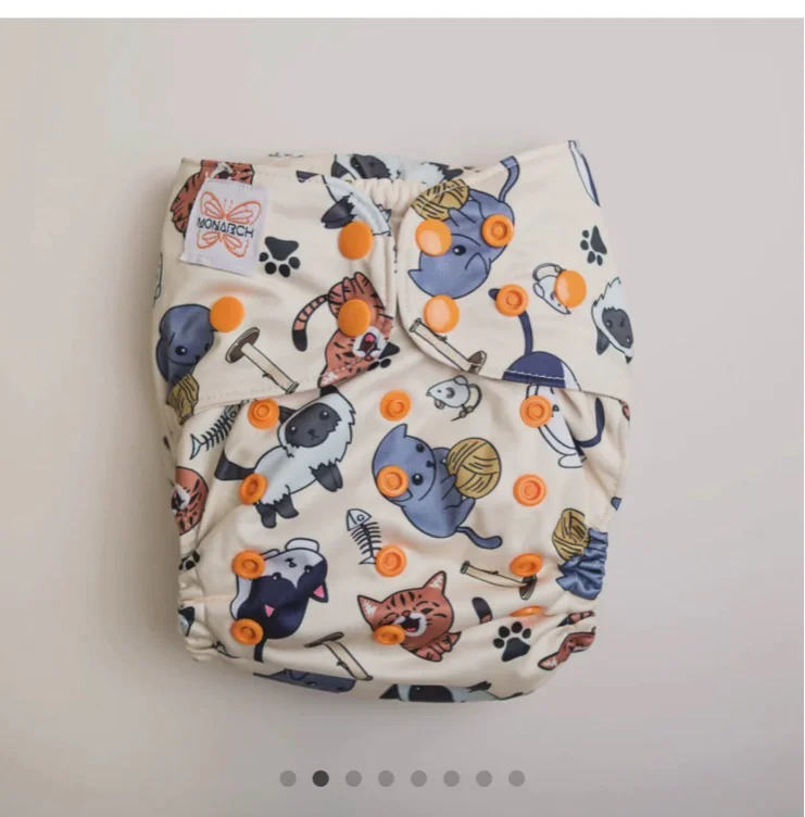 Reusable nappies - monarch 