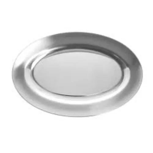 11 1/2" x 8" Oval Aluminum Sizzler Platter