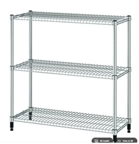 OMAR Shelf unit - galvanized 36 1/4x14x37 "