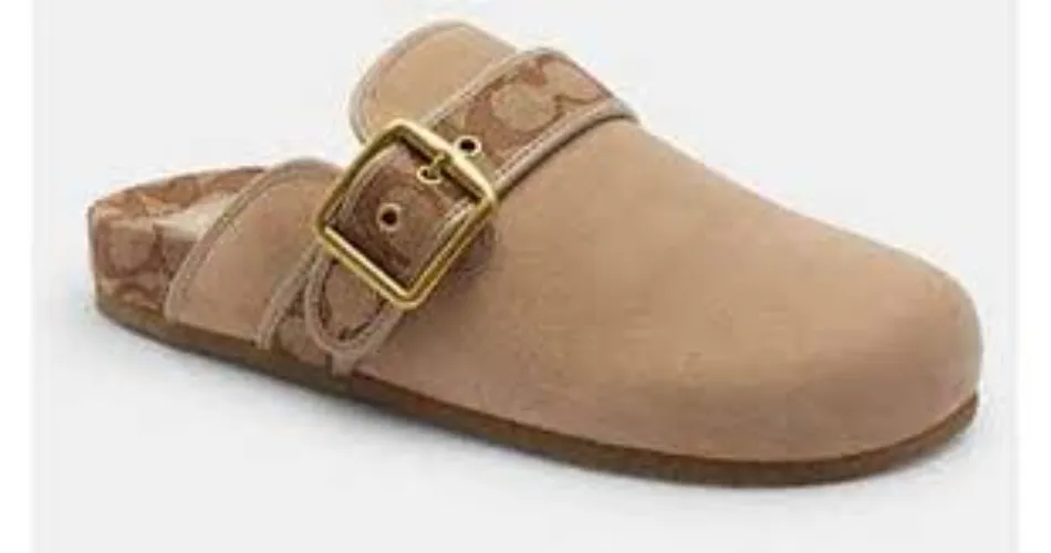 COACH® Outlet | Ashton Clog In Signature Jacquard