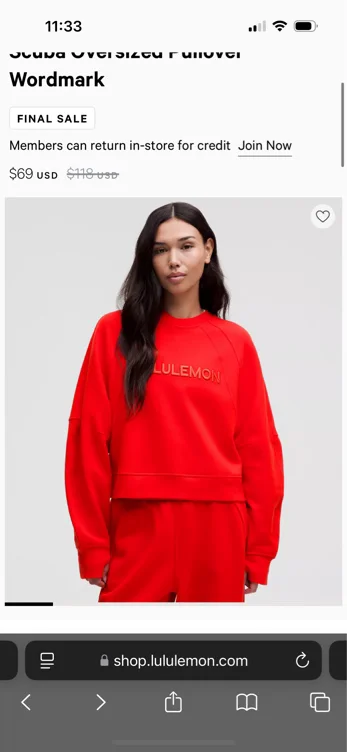 Scuba Oversized Pullover *Wordmark | Women's Hoodies & Sweatshirts | lululemon