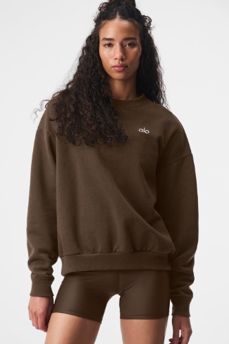 Accolade Crew Neck Pullover - Espresso | Espresso / XS