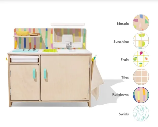 The Real Life Play Kitchen | Kids Kitchen Set | Lovevery