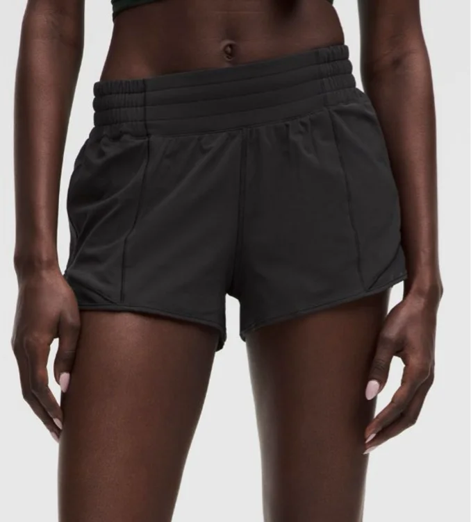 BLACK Hotty Hot High-Rise Lined Short 2.5" - Chroma Drift Green Multi/Palm Court - 0