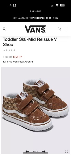 Toddler Sk8-Mid Reissue V Shoe