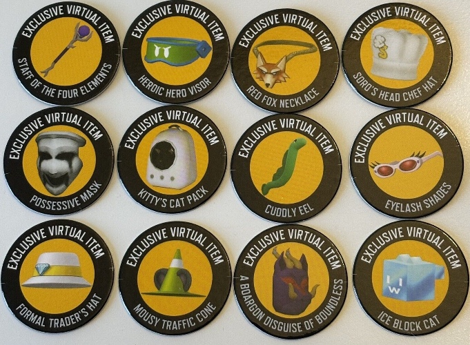 Roblox Toy Codes Set of 12 Ready to Redeem Exclusive Virtual Items  Unused CS8