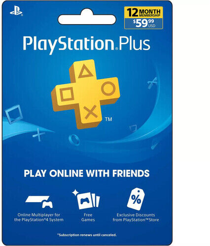 PlayStation Plus: 12 Month Membership [Used Very Good ]